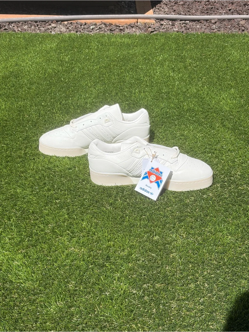 adidas Rivalry Lux Low Cloud White Ivory IF7184 Men's Size 11.5 New With Box